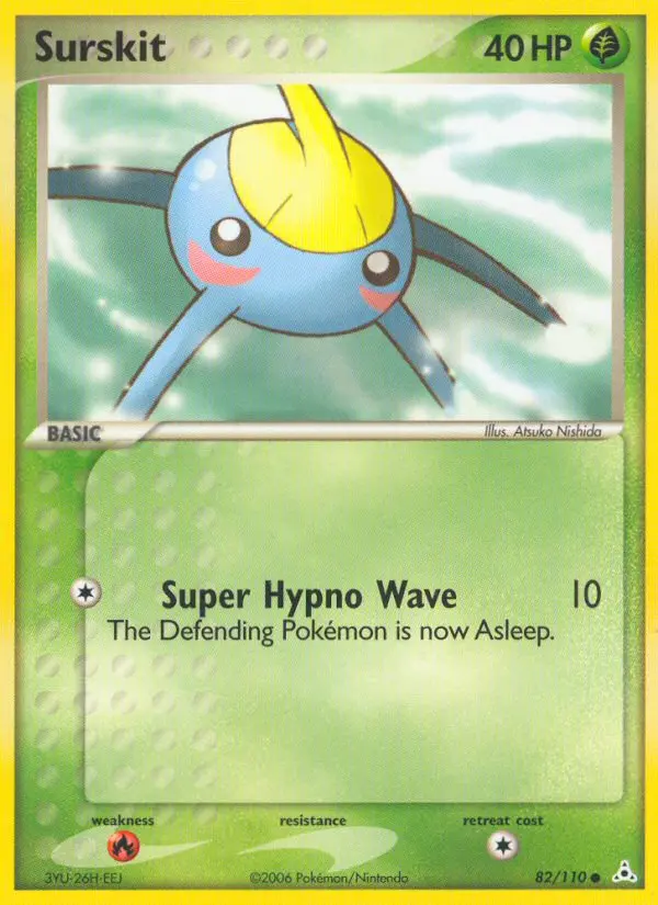 Surskit Common Pokemon card #82 from Holon Phantoms