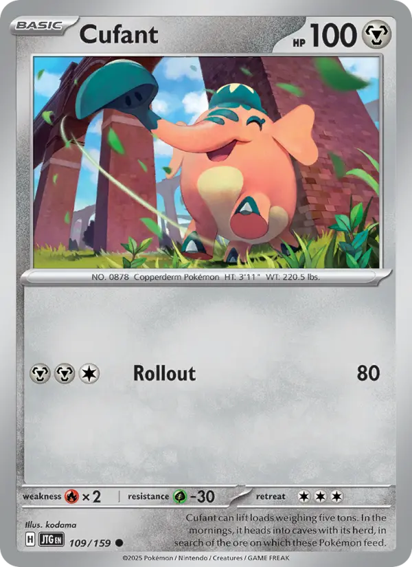 Cufant Pokemon card artwork