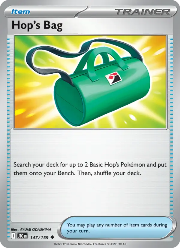 Hop's Bag Uncommon Pokemon card #147 from Journey Together