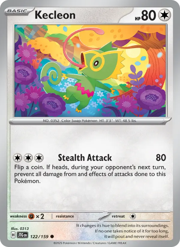 Kecleon Pokemon card artwork