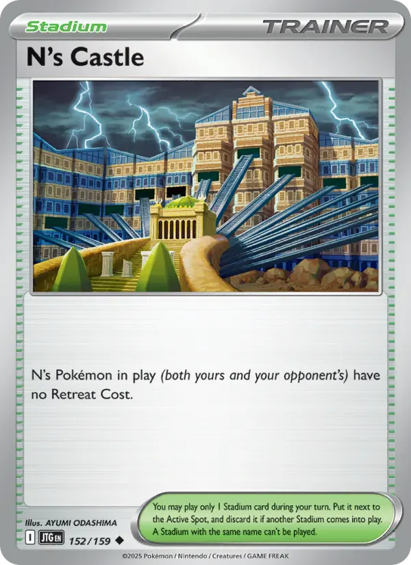 N's Castle Uncommon Pokemon card #152 from Journey Together