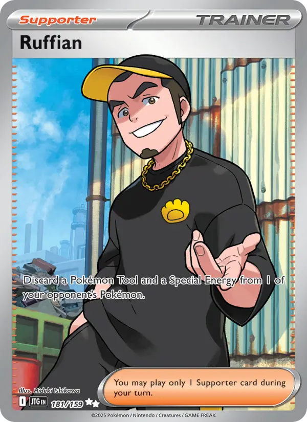 Ruffian Ultra Rare Pokemon card #181 from Journey Together