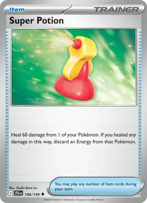 Super Potion Uncommon Pokemon card #158 from Journey Together