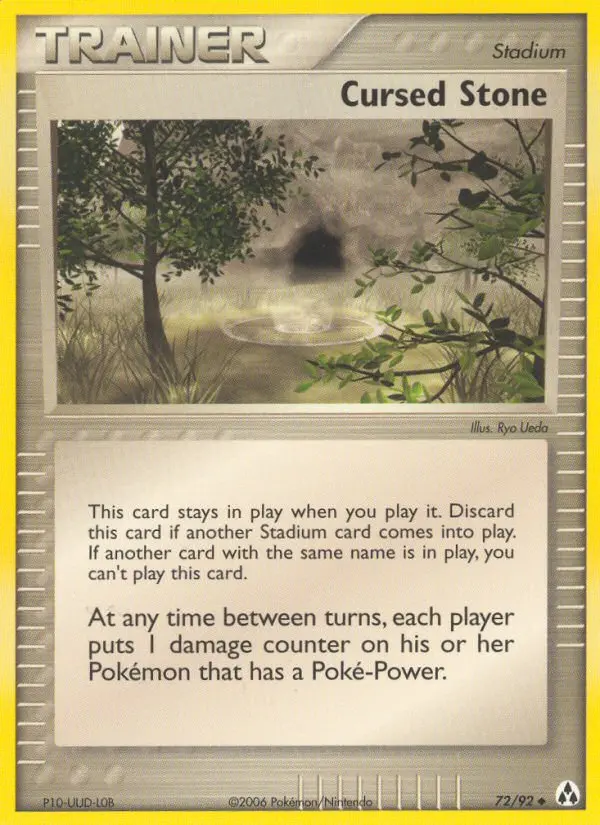 Cursed Stone Uncommon Pokemon card #72 from Legend Maker