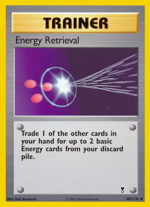 Energy Retrieval Uncommon Pokemon card #107 from Legendary Collection
