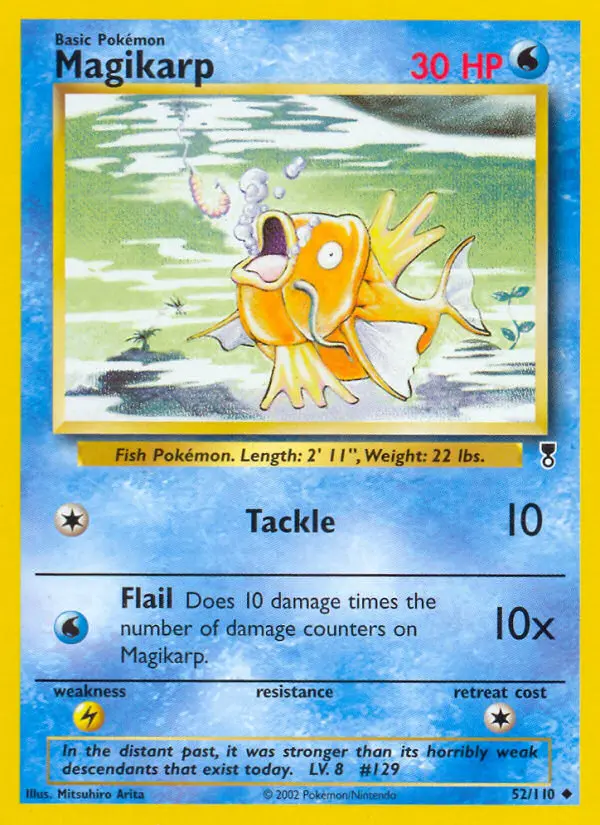 Magikarp Uncommon Pokemon card #52 from Legendary Collection
