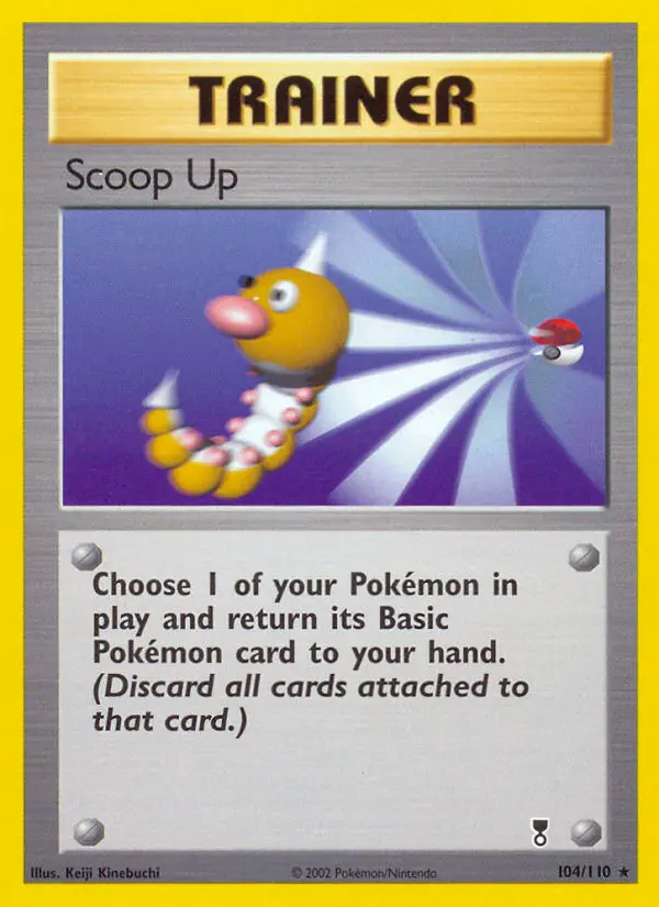 Scoop Up Rare Pokemon card #104 from Legendary Collection