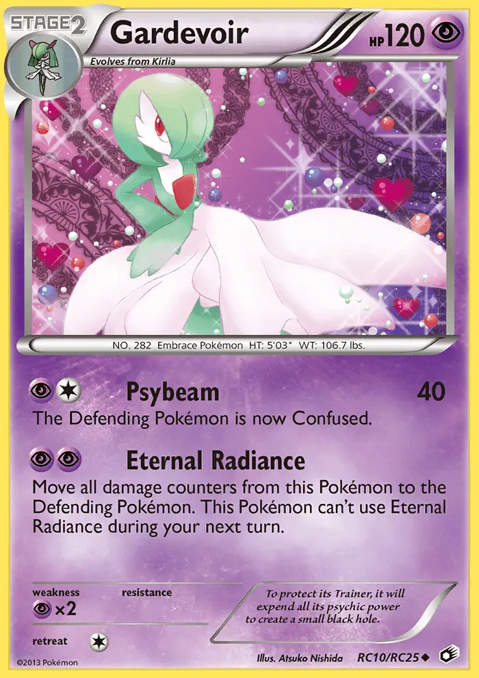 Gardevoir Uncommon Pokemon card #RC10 from Legendary Treasures