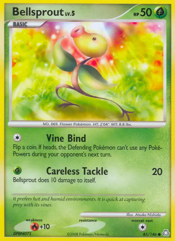 Bellsprout Common Pokemon card #85 from Legends Awakened