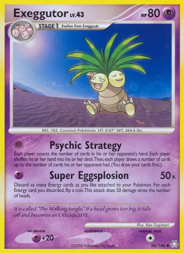 Exeggutor Uncommon Pokemon card #54 from Legends Awakened