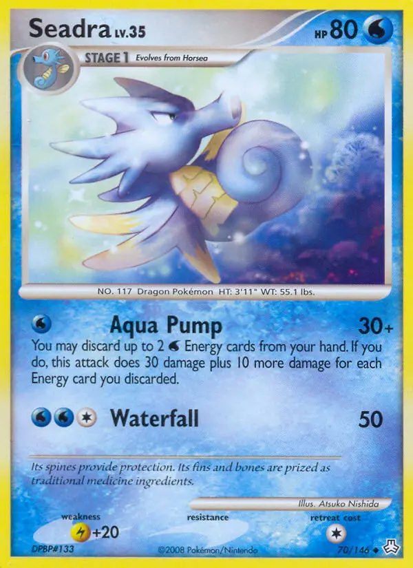 Seadra Uncommon Pokemon card #70 from Legends Awakened