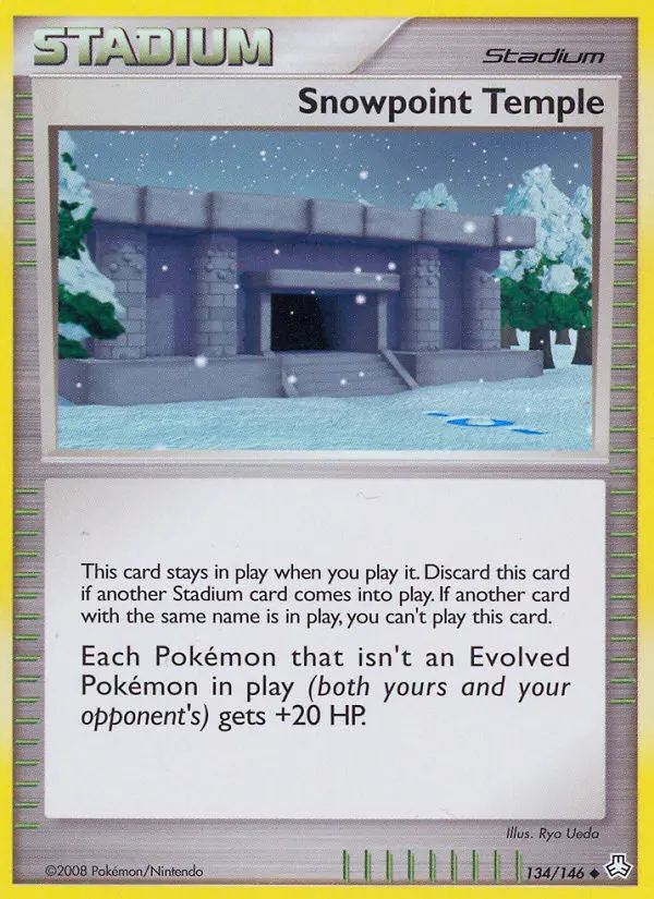 Snowpoint Temple Uncommon Pokemon card #134 from Legends Awakened