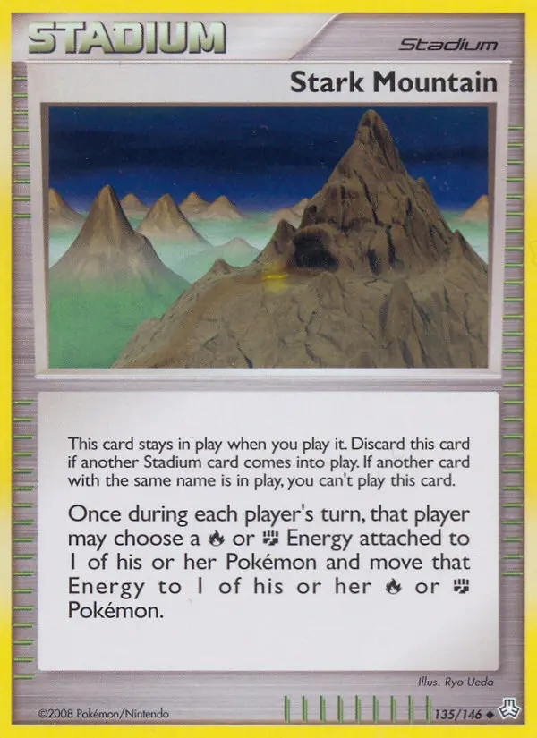 Stark Mountain Uncommon Pokemon card #135 from Legends Awakened