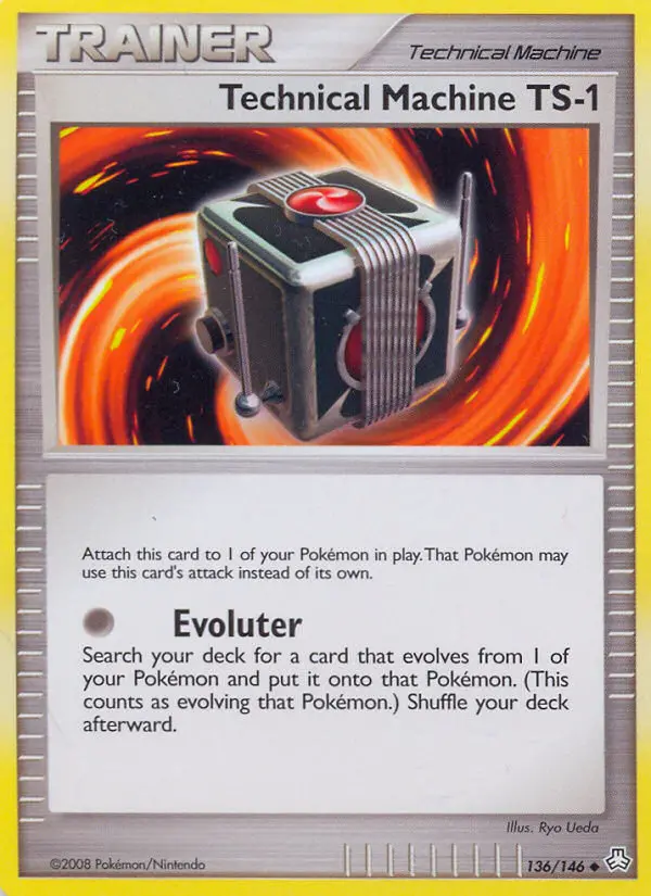 Technical Machine TS-1 Uncommon Pokemon card #136 from Legends Awakened