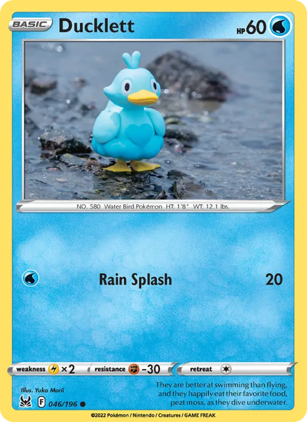 Ducklett Common Pokemon card #046 from Lost Origin