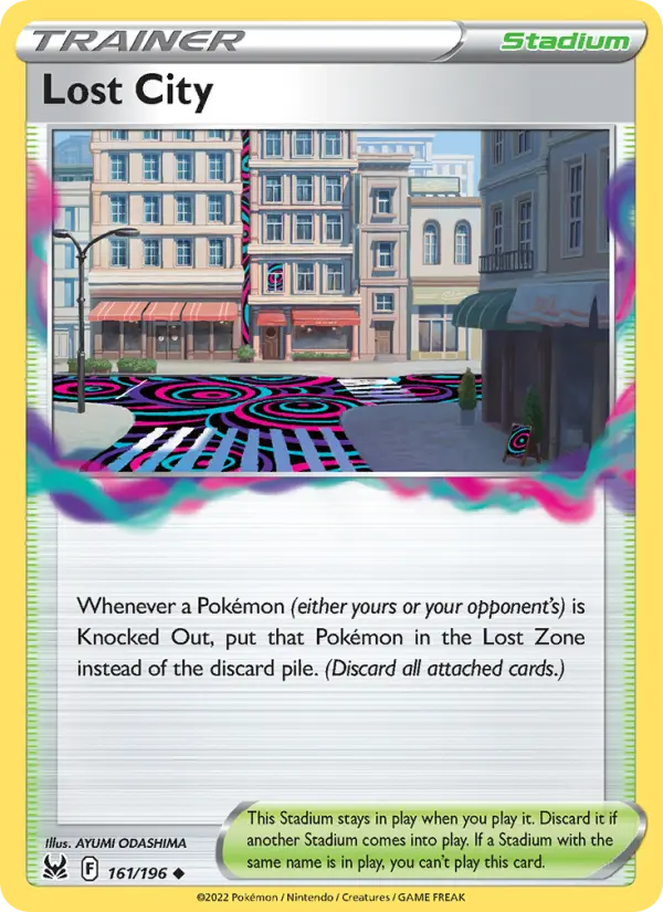 Lost City Uncommon Pokemon card #161 from Lost Origin