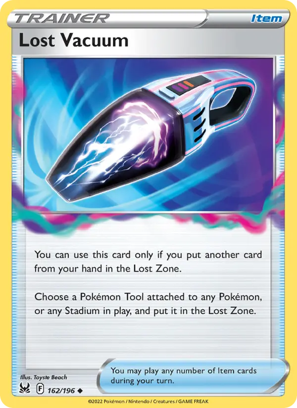 Lost Vacuum Uncommon Pokemon card #162 from Lost Origin