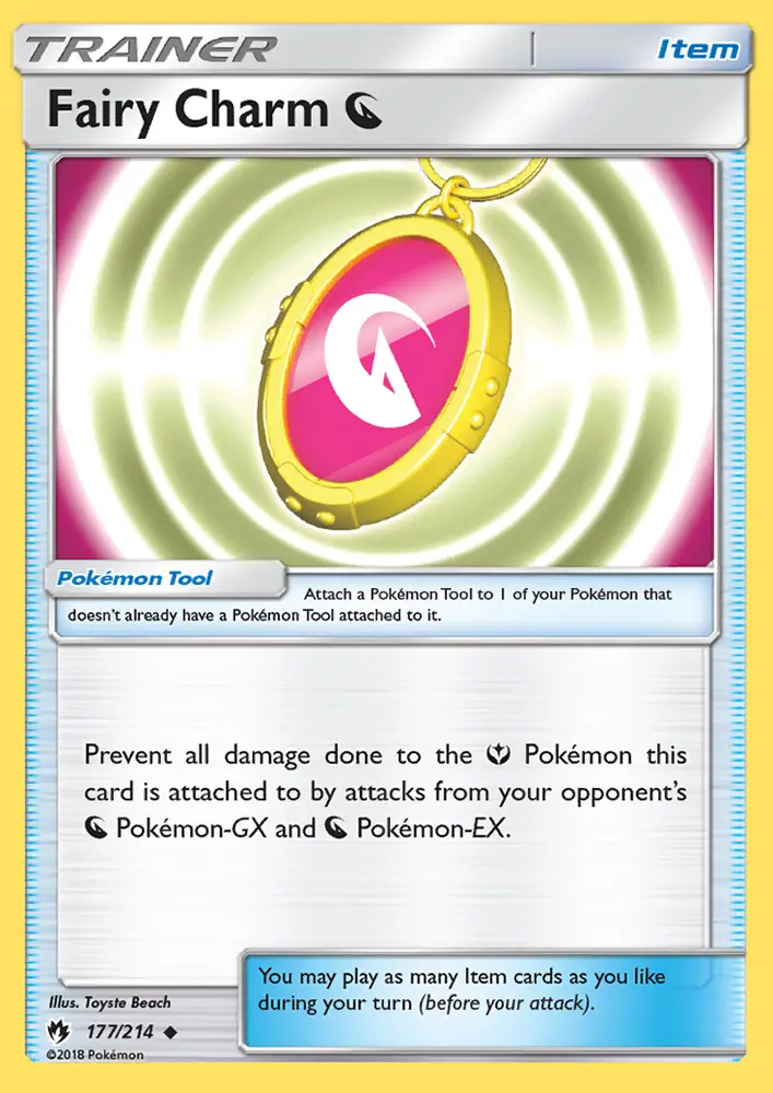 Fairy Charm Dragon Uncommon Pokemon card #177 from Lost Thunder