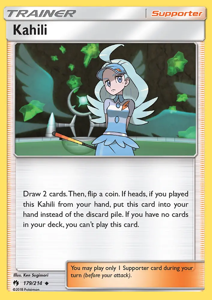 Kahili Uncommon Pokemon card #179 from Lost Thunder