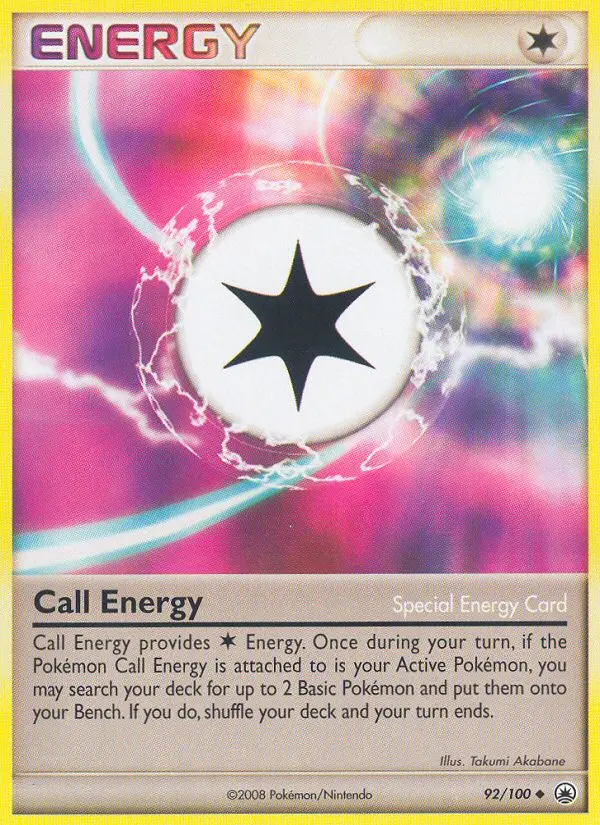 Call Energy Uncommon Pokemon card #92 from Majestic Dawn
