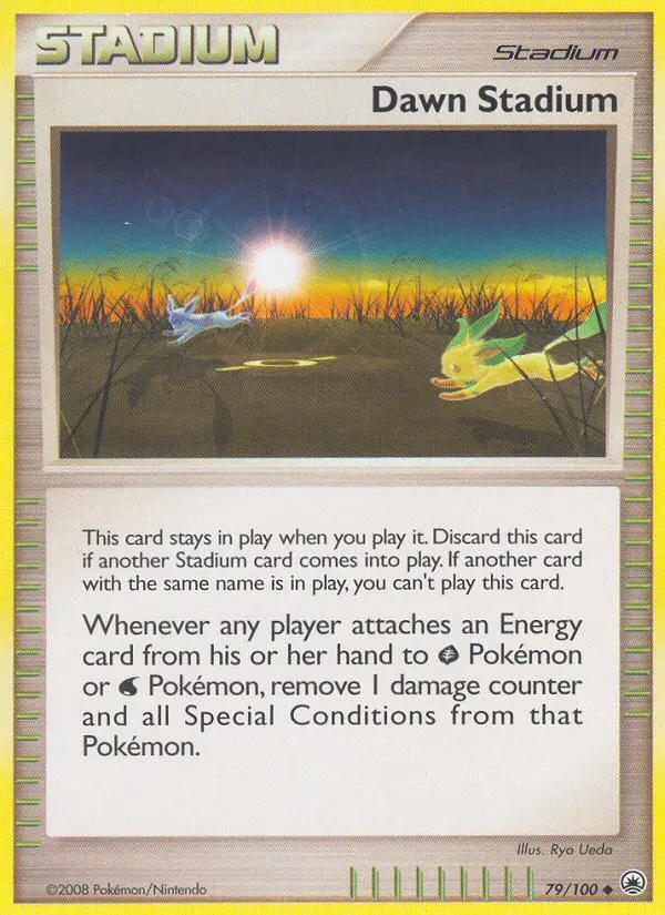 Dawn Stadium Uncommon Pokemon card #79 from Majestic Dawn