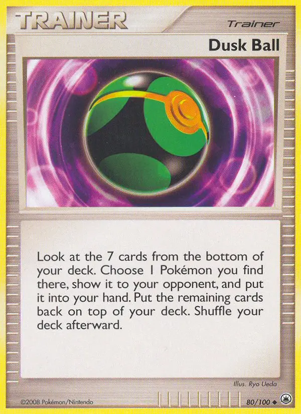 Dusk Ball Uncommon Pokemon card #80 from Majestic Dawn