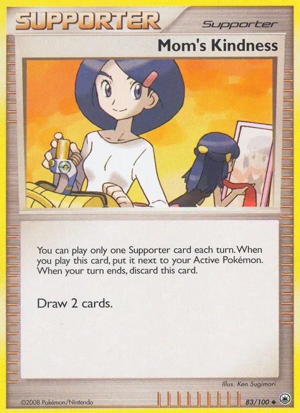 Mom's Kindness Uncommon Pokemon card #83 from Majestic Dawn
