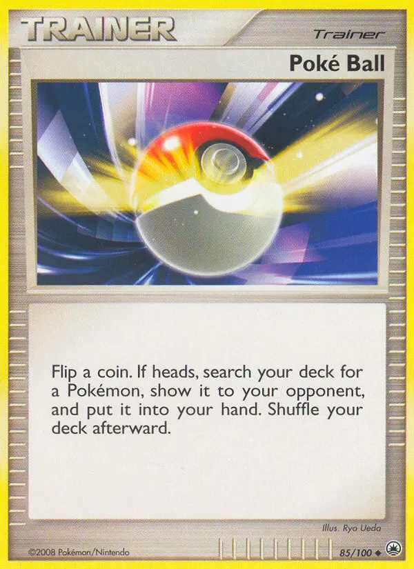 Poké Ball Uncommon Pokemon card #85 from Majestic Dawn