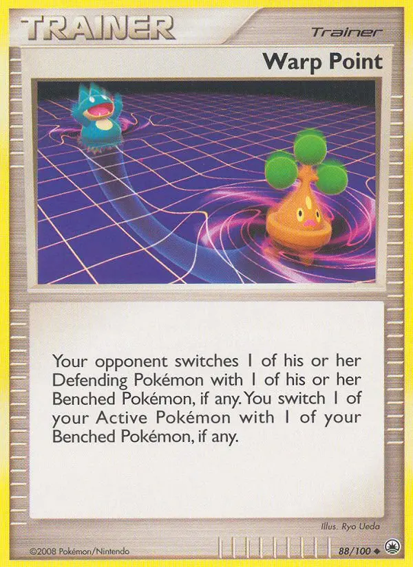 Warp Point Uncommon Pokemon card #88 from Majestic Dawn