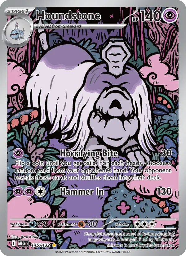 Arai Kiriko Pokemon card artwork