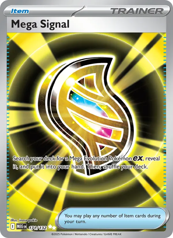 Mega Signal Ultra Rare Pokemon card #171 from Mega Evolution