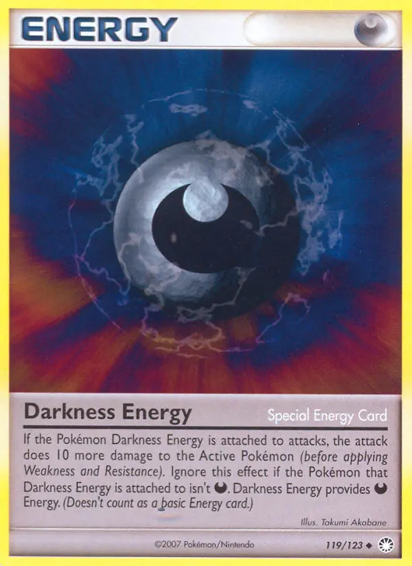 Darkness Energy Uncommon Pokemon card #119 from Mysterious Treasures