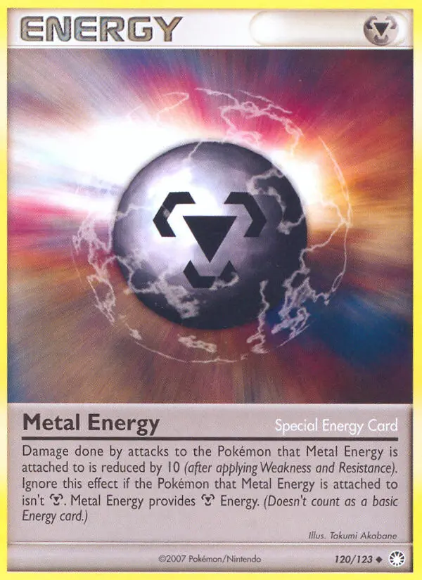 Metal Energy Uncommon Pokemon card #120 from Mysterious Treasures