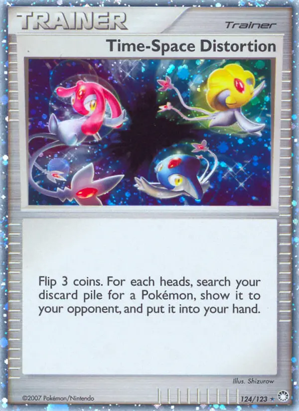 Time-Space Distortion Rare Pokemon card #124 from Mysterious Treasures