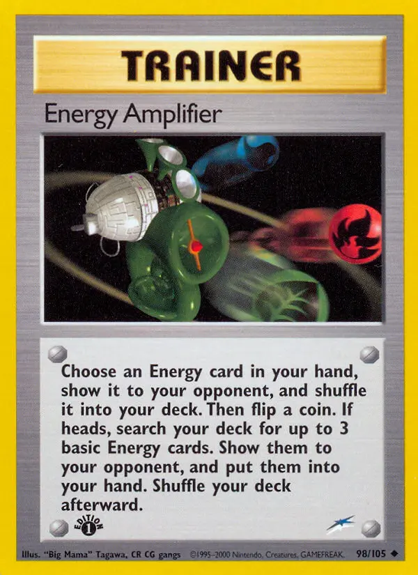 Energy Amplifier Uncommon Pokemon card #98 from Neo Destiny