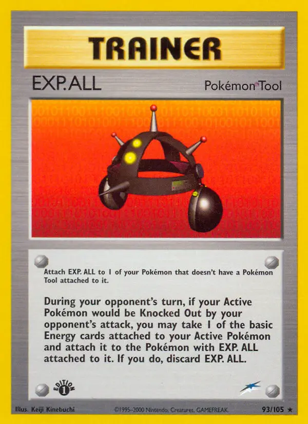 EXP.ALL Rare Pokemon card #93 from Neo Destiny