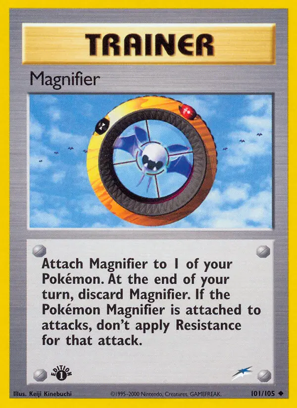 Magnifier Uncommon Pokemon card #101 from Neo Destiny