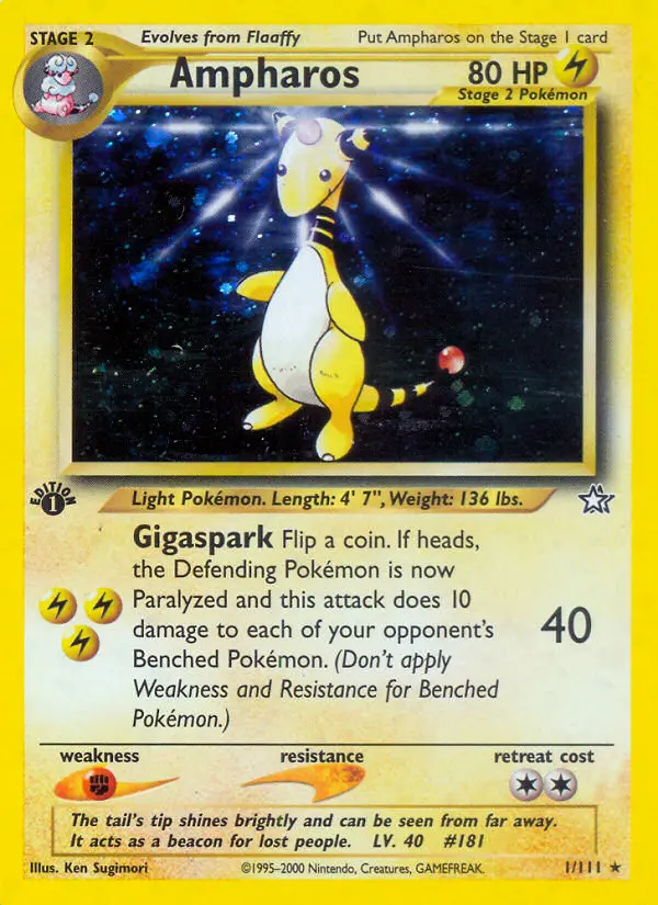 Neo Genesis representative card artwork