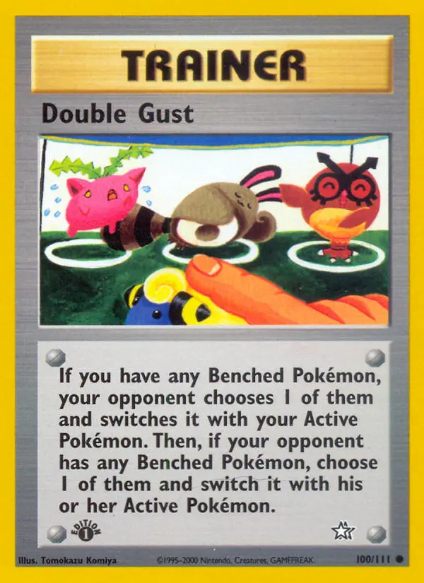 Double Gust Common Pokemon card #100 from Neo Genesis
