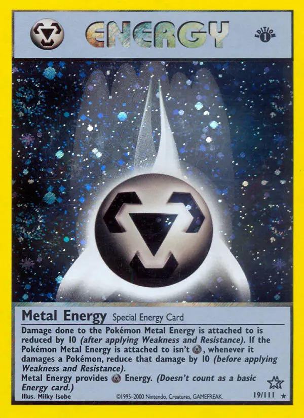 Metal Energy Rare Pokemon card #19 from Neo Genesis