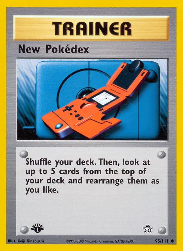 New Pokédex Uncommon Pokemon card #95 from Neo Genesis