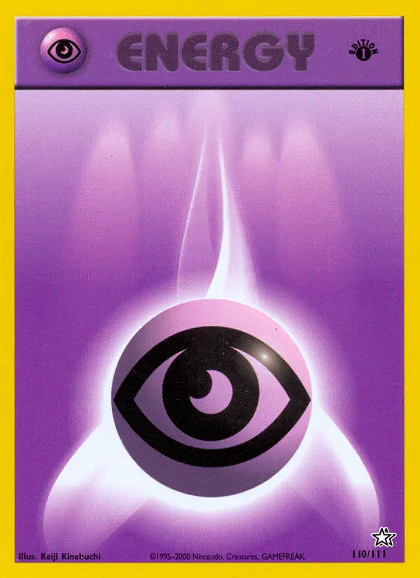 Psychic Energy Common Pokemon card #110 from Neo Genesis