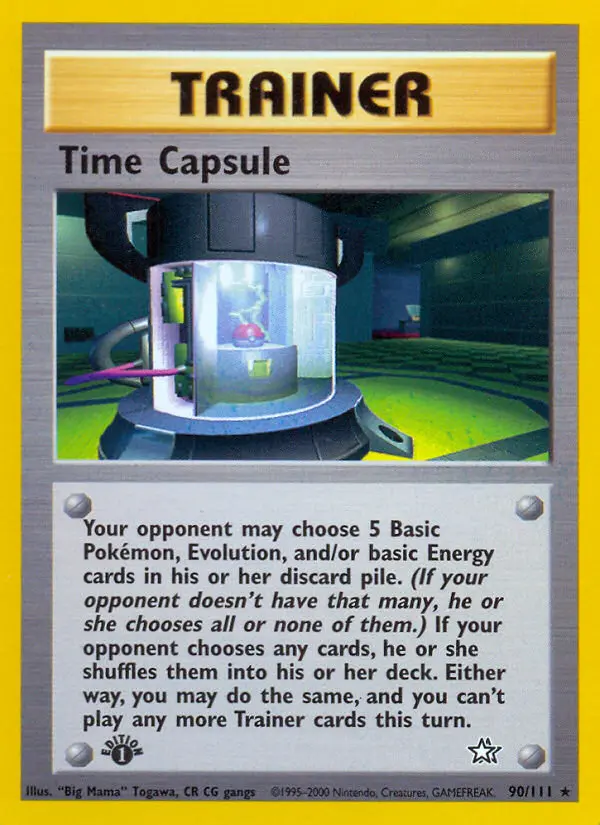 Time Capsule Rare Pokemon card #90 from Neo Genesis