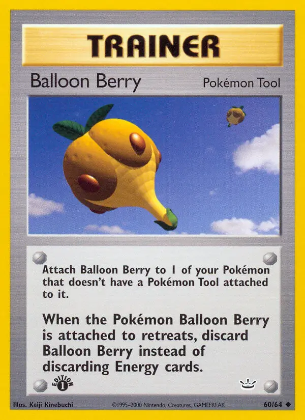 Balloon Berry Uncommon Pokemon card #60 from Neo Revelation