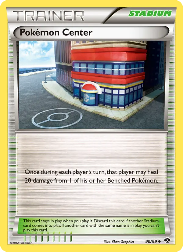 Pokémon Center Uncommon Pokemon card #90 from Next Destinies
