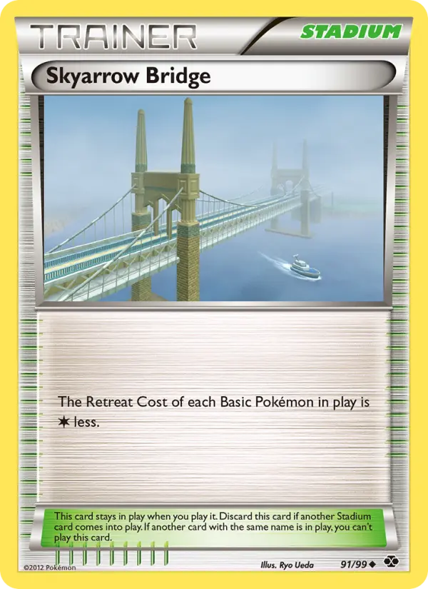Skyarrow Bridge Uncommon Pokemon card #91 from Next Destinies