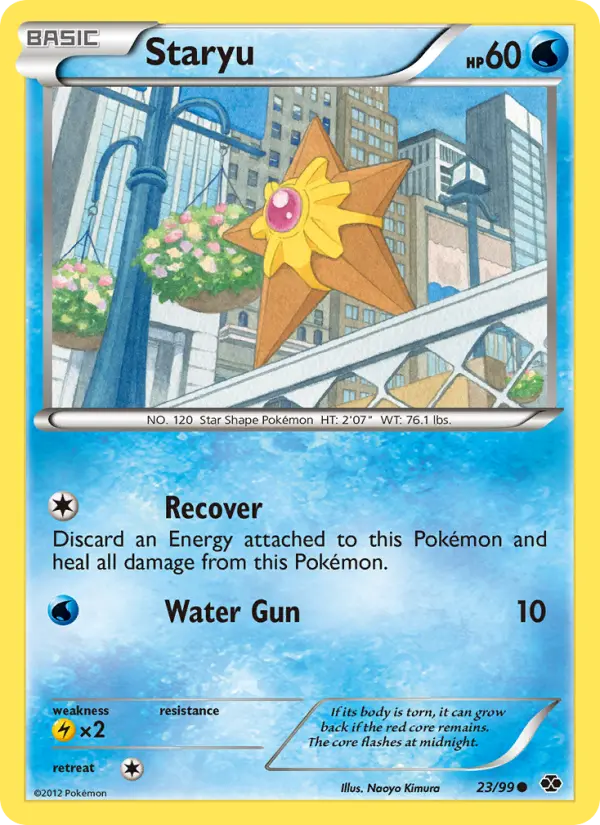 Staryu Common Pokemon card #23 from Next Destinies