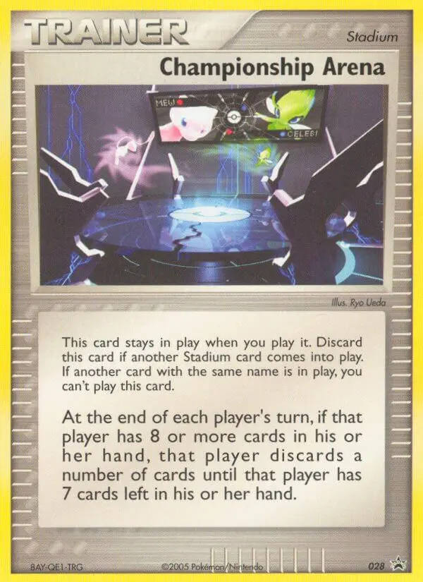 Championship Arena Common Pokemon card #28 from Nintendo Black Star Promos