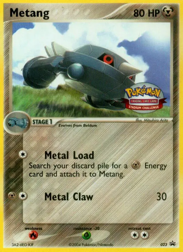 Metang Common Pokemon card #23 from Nintendo Black Star Promos