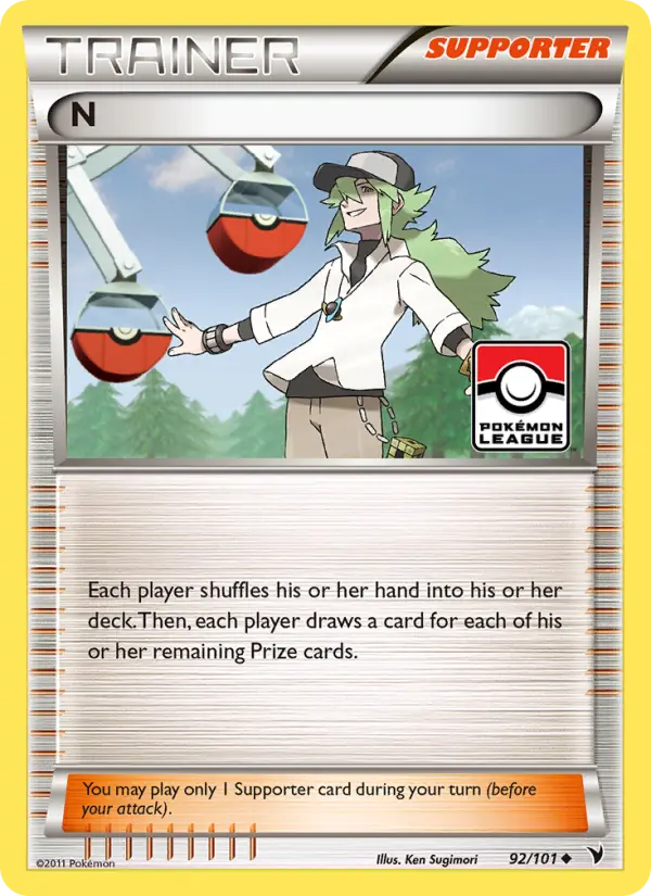 N Uncommon Pokemon card #92 from Noble Victories
